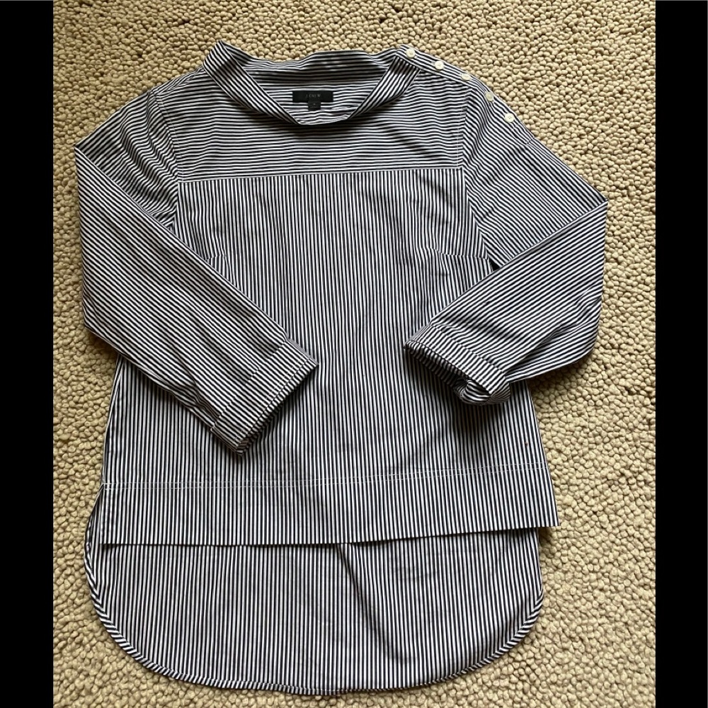 J Crew Funnelneck Shirt